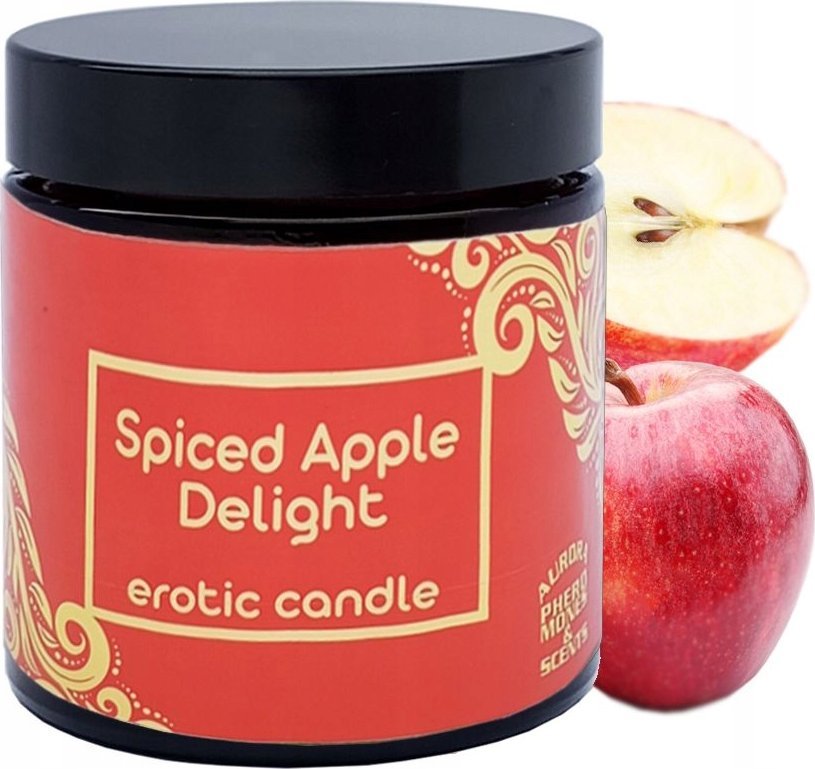 AURORA_Erotyczna świeca zapachowa Spiced Apple Delight