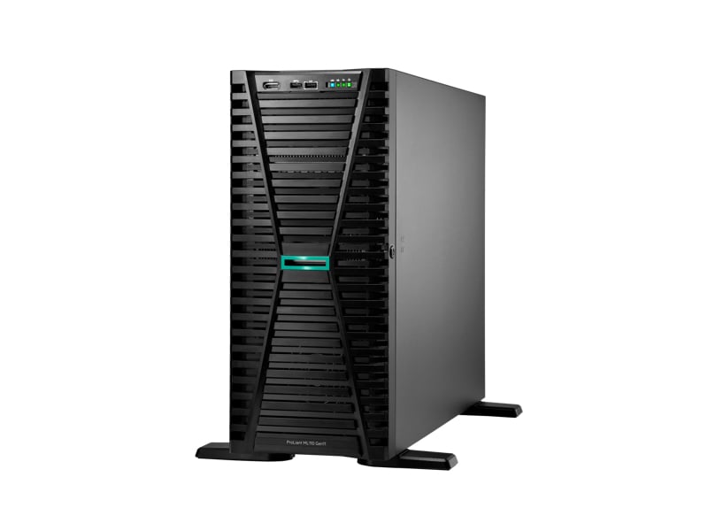 HPE ProLiant ML110 Gen11 Intel Xeon Silver 4410Y 2.0GHz 12-core 1P 32GB-R VROC 8SFF 1000W RPS Server