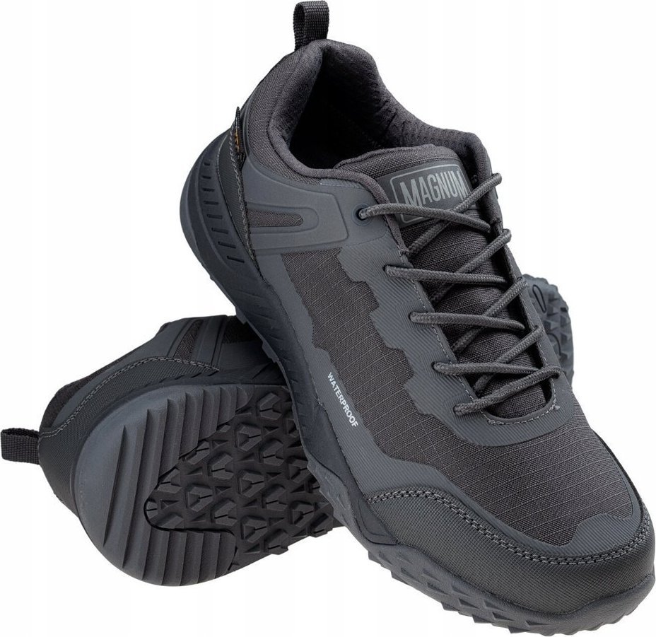 Męskie buty trekkingowe Magnum Bondsteel LOW WP C ciemno szare rozmiar 45
