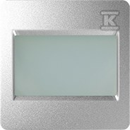 Kontakt Simon KONTAKT_SIMON Plakietka sygnalizatora wolne/zajętę DETAIL 82 Aluminium 82096-93