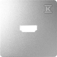 Kontakt Simon KONTAKT_SIMON Plakietka gniazda HDMI DETAIL 82 Aluminium 8201094-093