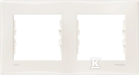 Schneider Electric Ramka 2-krotna - SEDNA DN5810323, kolor kremowy SDN5810323
