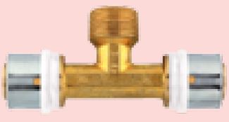 HERZ HERZ TRÓJNIK Z GWINTEM ZEWNĘTRZNYM RUROWYM ŚR: 20X2 - R 1/2 - 20X2 - P 7220 51 P 7220 51