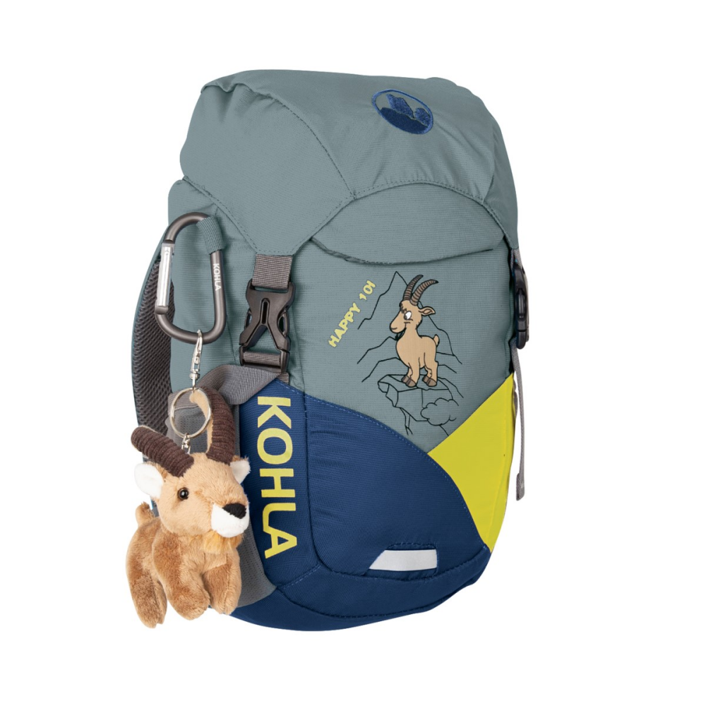 Plecak grski dziecicy Kohla Happy 10 l szary (stormy sea/navy peony/sulphur spring)