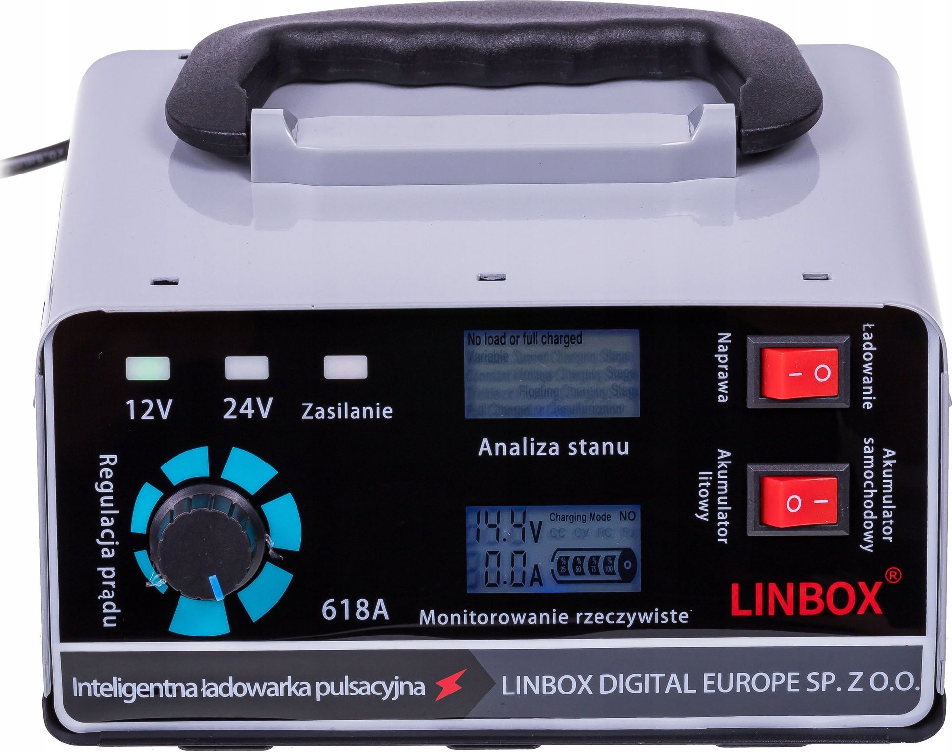 Prostownik samochodowy 12/24V Linbox