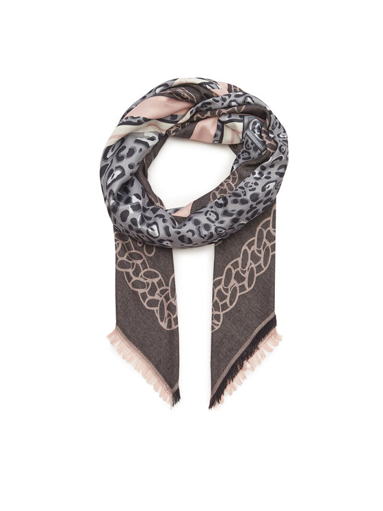 Liu Jo Szal Square Jacquard C/F 2F4049 T0300 Szary