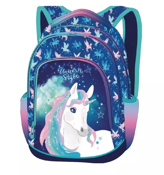 Plecak 2-komorowy Colorino primer unicorn - PATIO