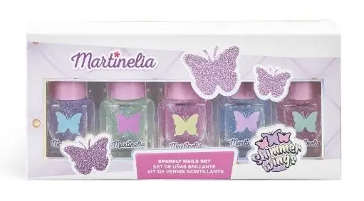 Zestaw lakierów do paznokci Shimmer Wings - Martinelia