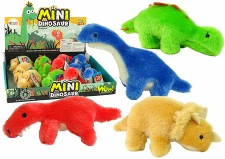 Mini pluszaki zwierzątek dinozaury 4 wzory - Leantoys