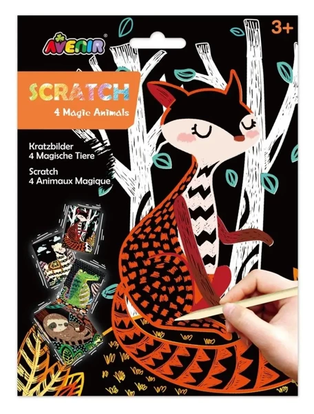 Wydrapywanki - 4 magiczne zwierzęta - Avenir