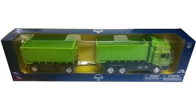 Man ciężarówka kontener SS-15043B 1:43 - Daffi