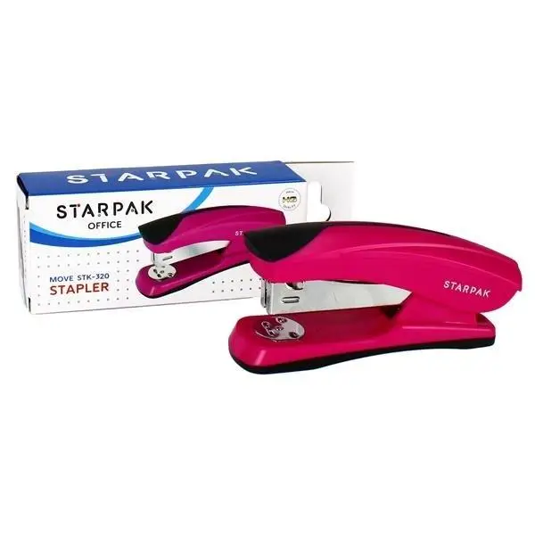 Zszywacz Move STK-320 różowy - STARPAK