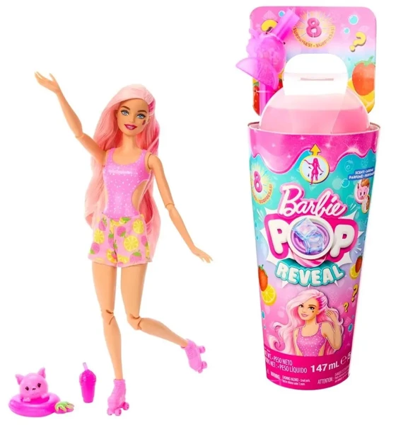 Barbie Pop Reveal Truskawkowa lemoniada HNW41 - Mattel