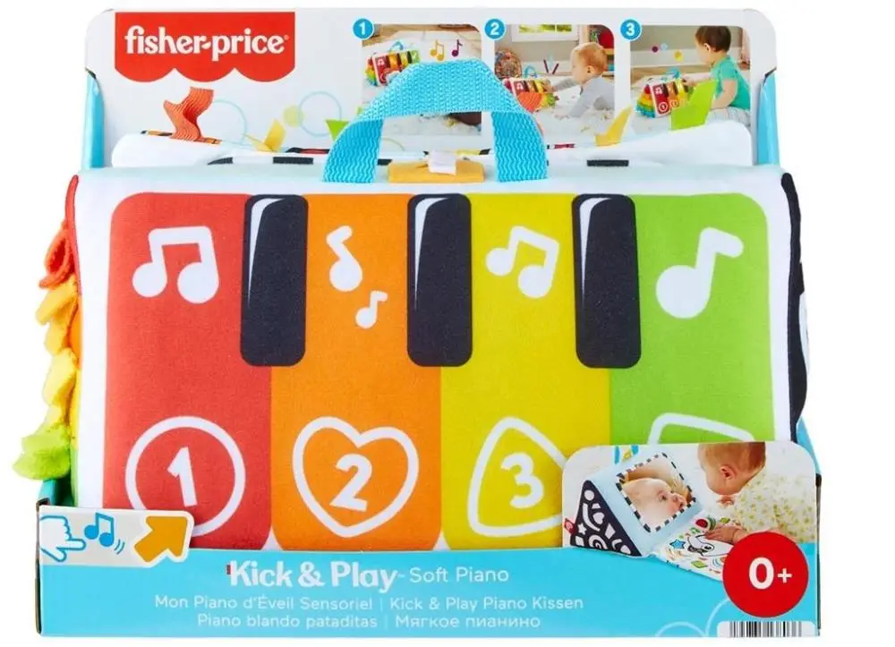 Fisher Price. Miękkie pianinko Baw się i kop - Fisher- Price
