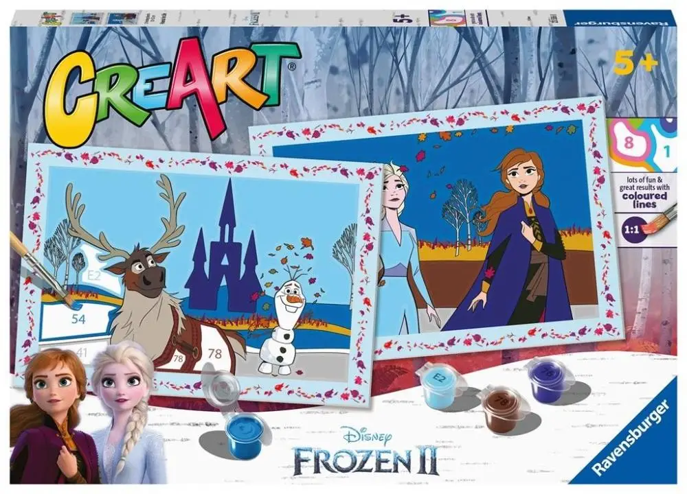 CreArt dla dzieci Junior: Frozen 2 Przyjaciele - Ravensburger