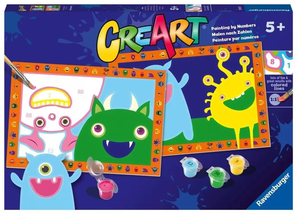 CreArt dla dzieci Junior: Potworki - Ravensburger