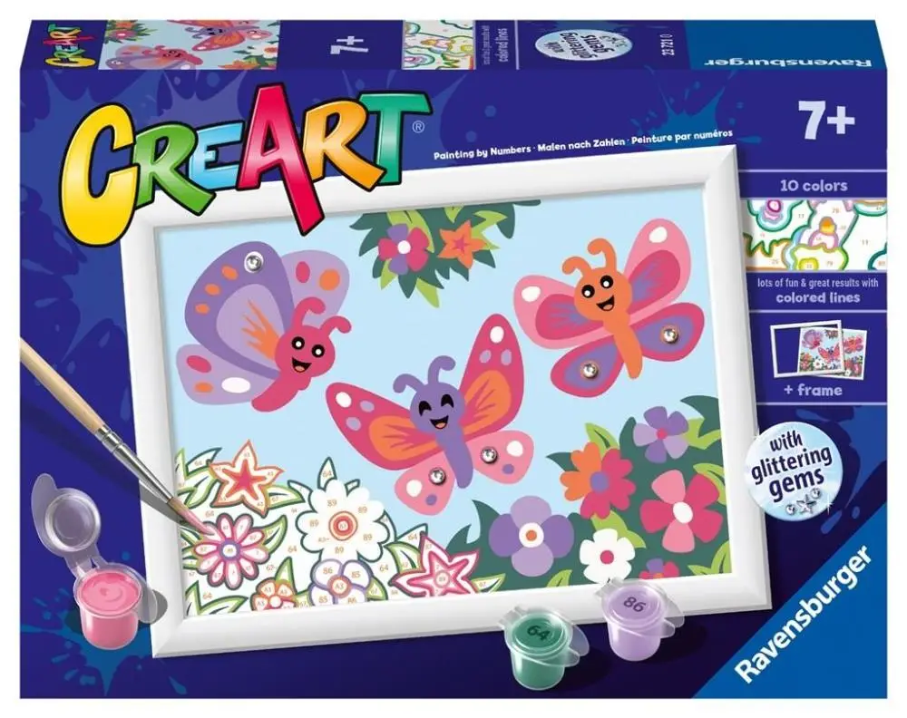 CreArt dla dzieci: Motylki - Ravensburger