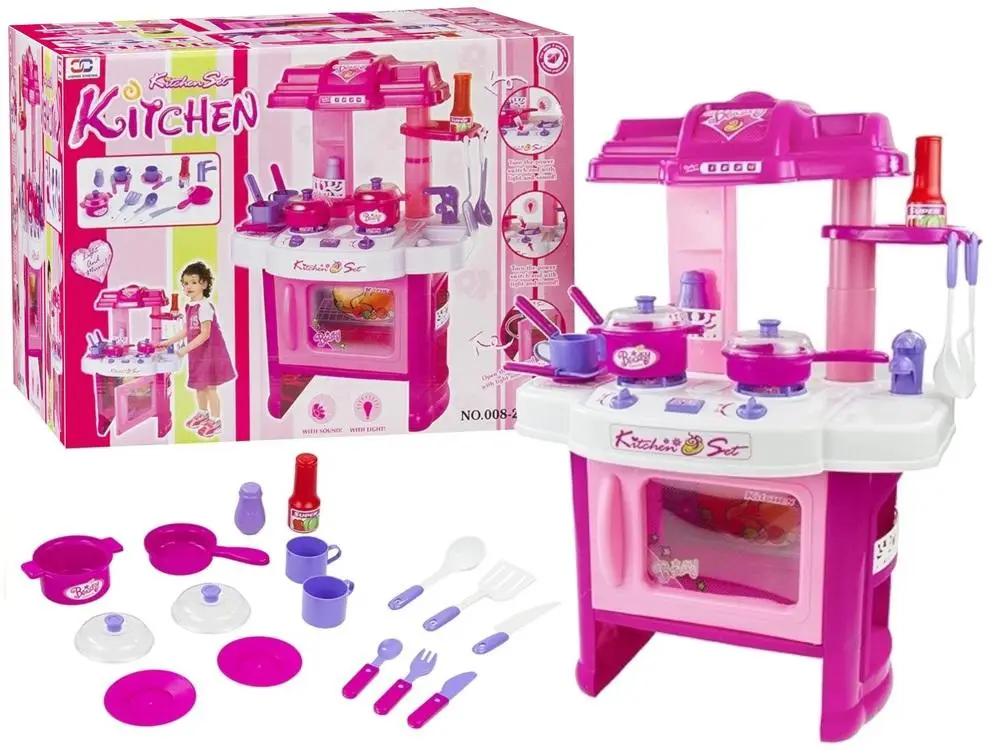 Kuchnia z piekarnikiem + akcesoria - Leantoys
