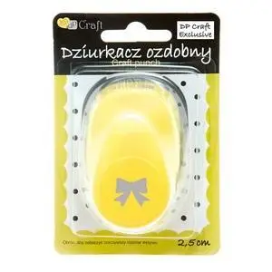 Dziurkacz ozdobny do papieru 2,5cm kokardka - Dalprint
