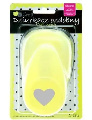 Dziurkacz ozdobny 5cm serce 2 - Dalprint