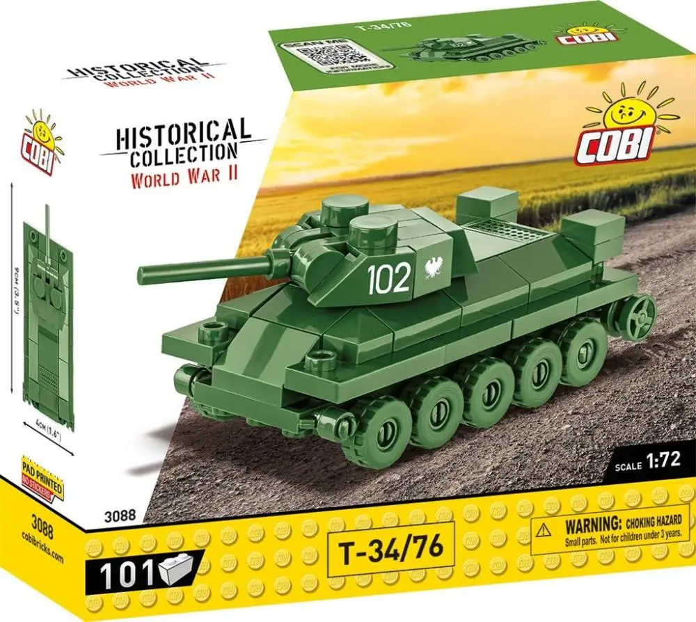 Historical Collection T-34/76 1:72 - Cobi