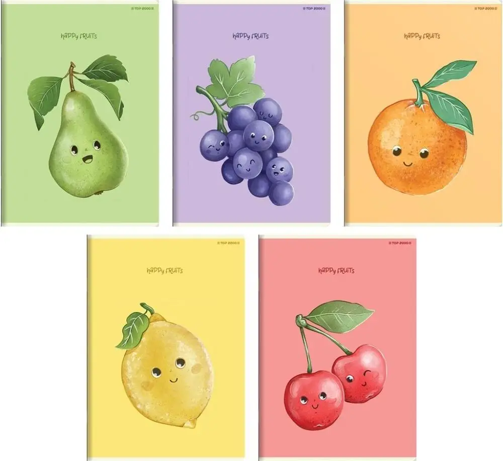 Zeszyt A5/16K linia Fruits (20szt) TOP2000 - Top 2000
