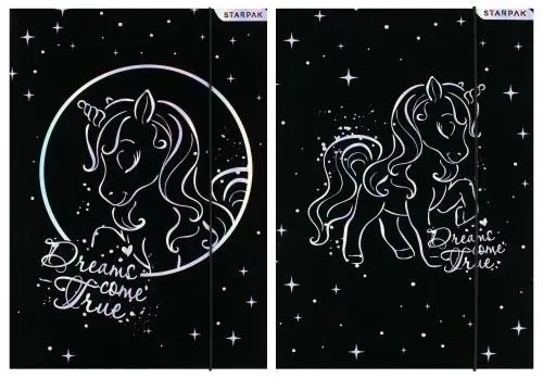 Teczka z gumką A4 Unicorn - STARPAK