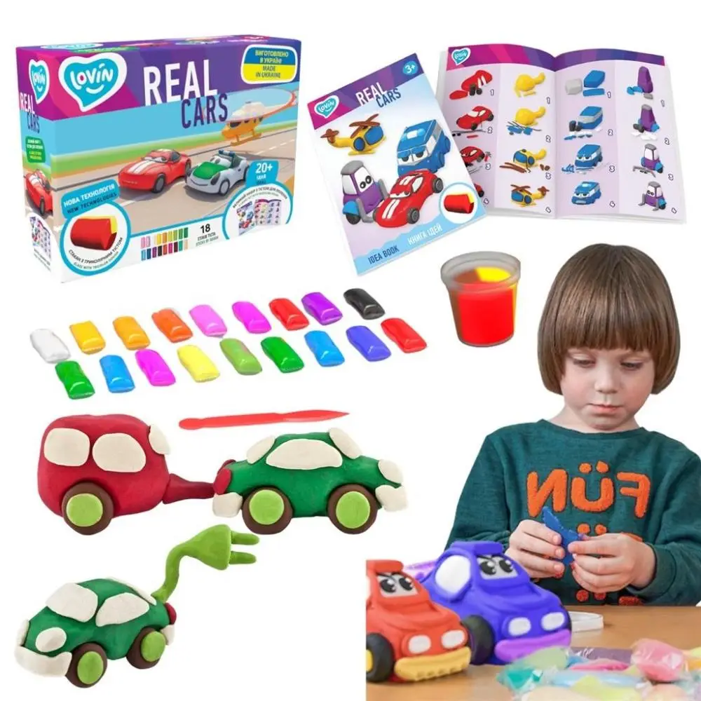 Zestaw do modelowania z Real Cars - Okto