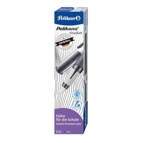 Pióro wieczne Pelikano Structure P480 M szare - PELIKAN