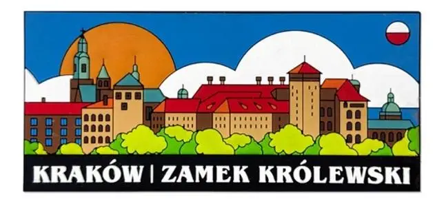 Magnes I love Poland Kraków - Pan Dragon