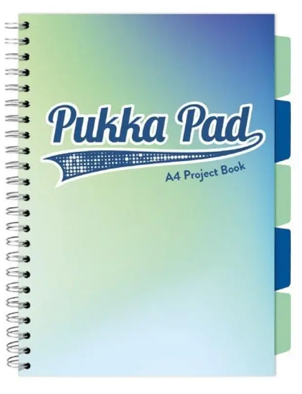 Project Book Seafoam A4/100K kratka morski (3szt) - PUKKA
