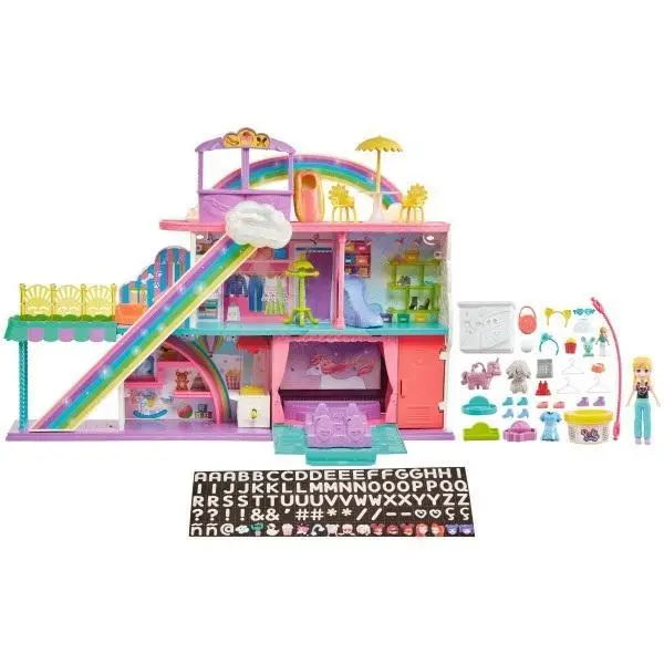 Polly Pocket ZestawTęczowe Centrum Handlowe - Mattel
