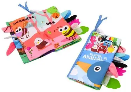 Książeczka miękka szeleszcząca - Leantoys