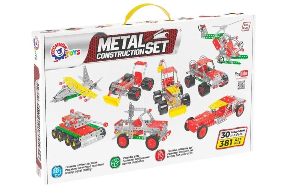 Konstruktor metalowy 381el - Technok