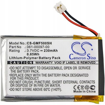 Cameron Sino GARMIN Fenix 5 361-00097-00 230mAh 0.85Wh Li-Polymer 3.7V ) CS-GMF500SH