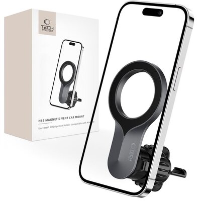 Uchwyt na telefon TECH-PROTECT N55 MagSafe Vent Czarny