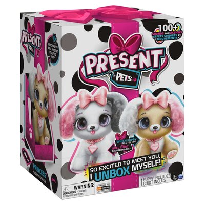 Present Pets Interaktywny piesek szczeniak niespodzianka + Dźwięk