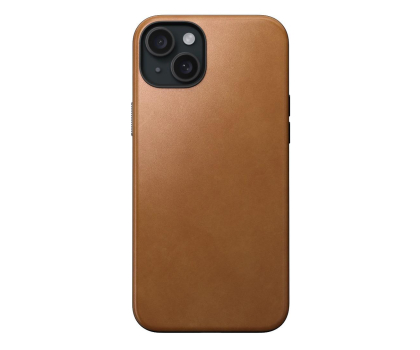 Nomad Modern Leather Case iPhone 15 Plus english tan