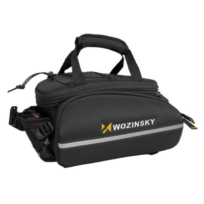Wozinsky Wozinsky pojemna torba rowerowa na bagażnik 35L (pokrowiec przeciwdeszczowy w zestawie) czarny (WBB19BK) WBB19BK