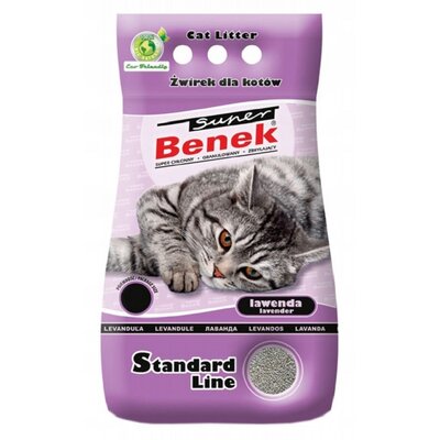 Benek Żwirek Super Lawenda - 25 l (ok. 20 kg)