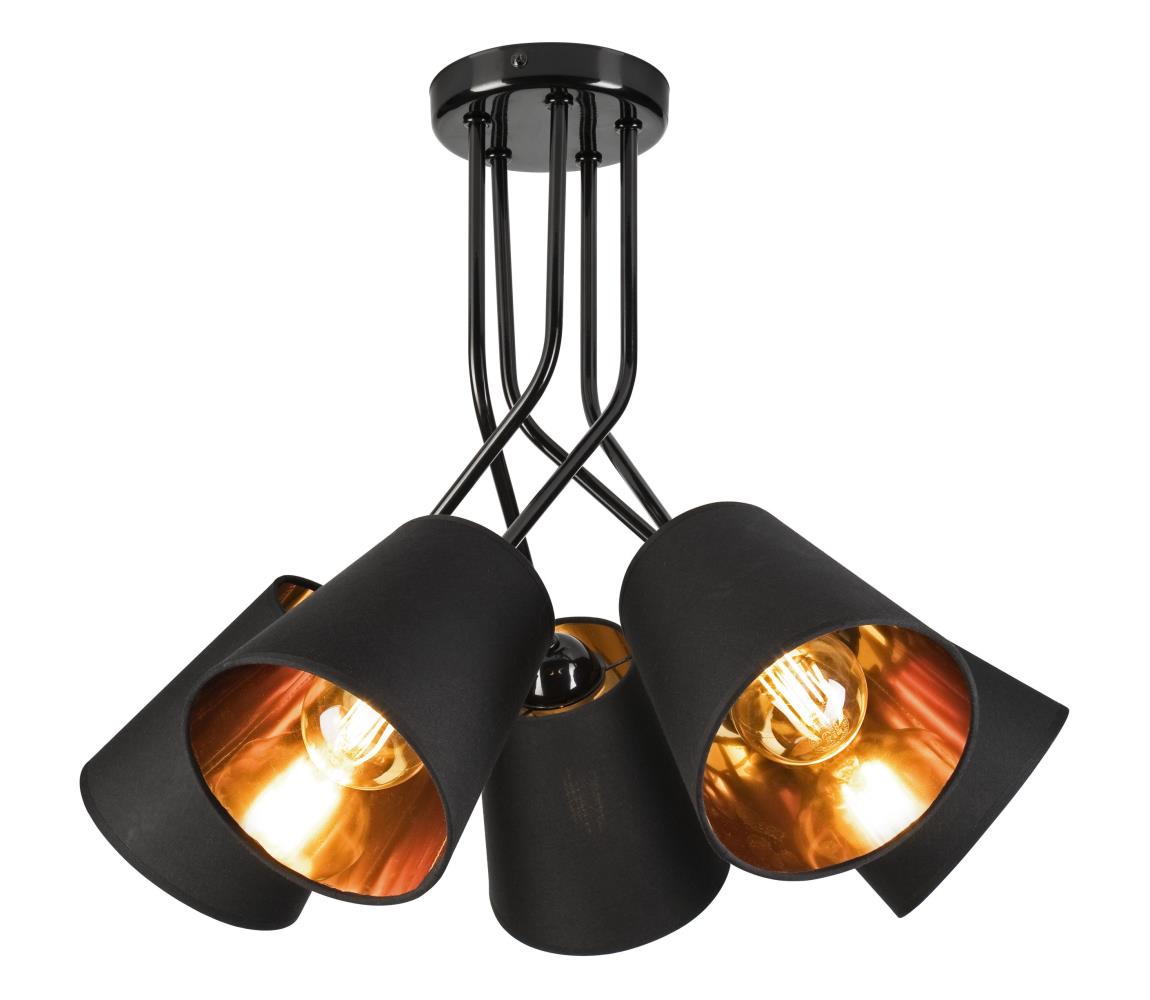 Żyrandol IRMA 5xE27/60W/230V czarny