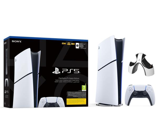 Sony PlayStation 5 Digital Slim D Chassis PS5 1TB + Ładowarka Cobra P5G12