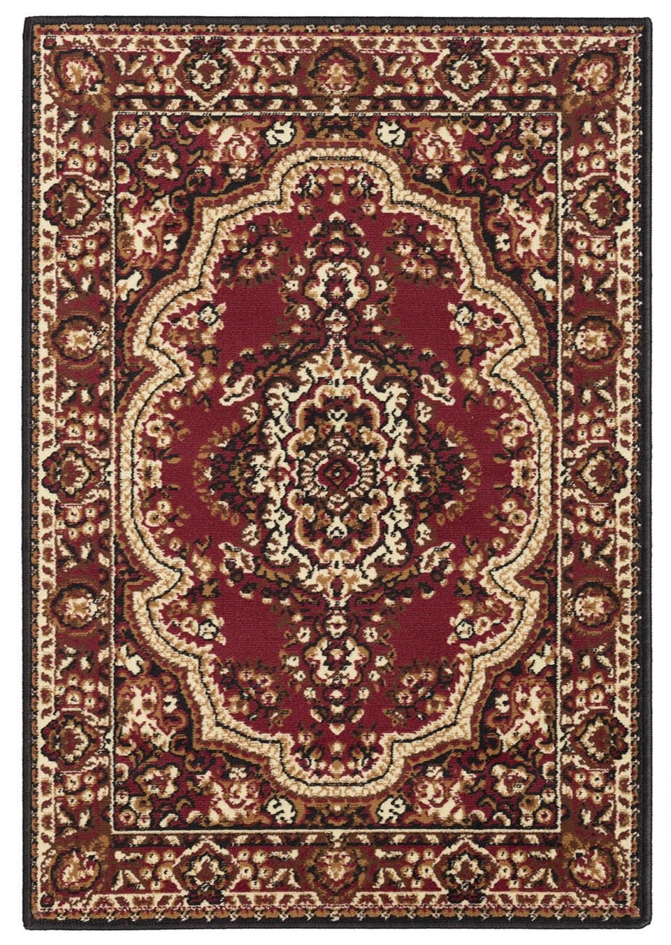 Dywan Tradycyjny Wiosna Bordo