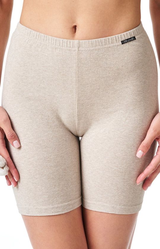 Key wygodne długie szorty Hot Touch beżowe LXU 729 2 BE, Kolor beżowy, Rozmiar S, Key - Intymna
