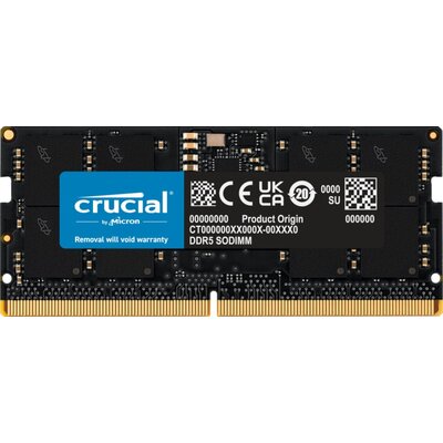 Crucial DDR5 SODIMM 16GB/4800 CL40 (16Gbit) CT16G48C40S5