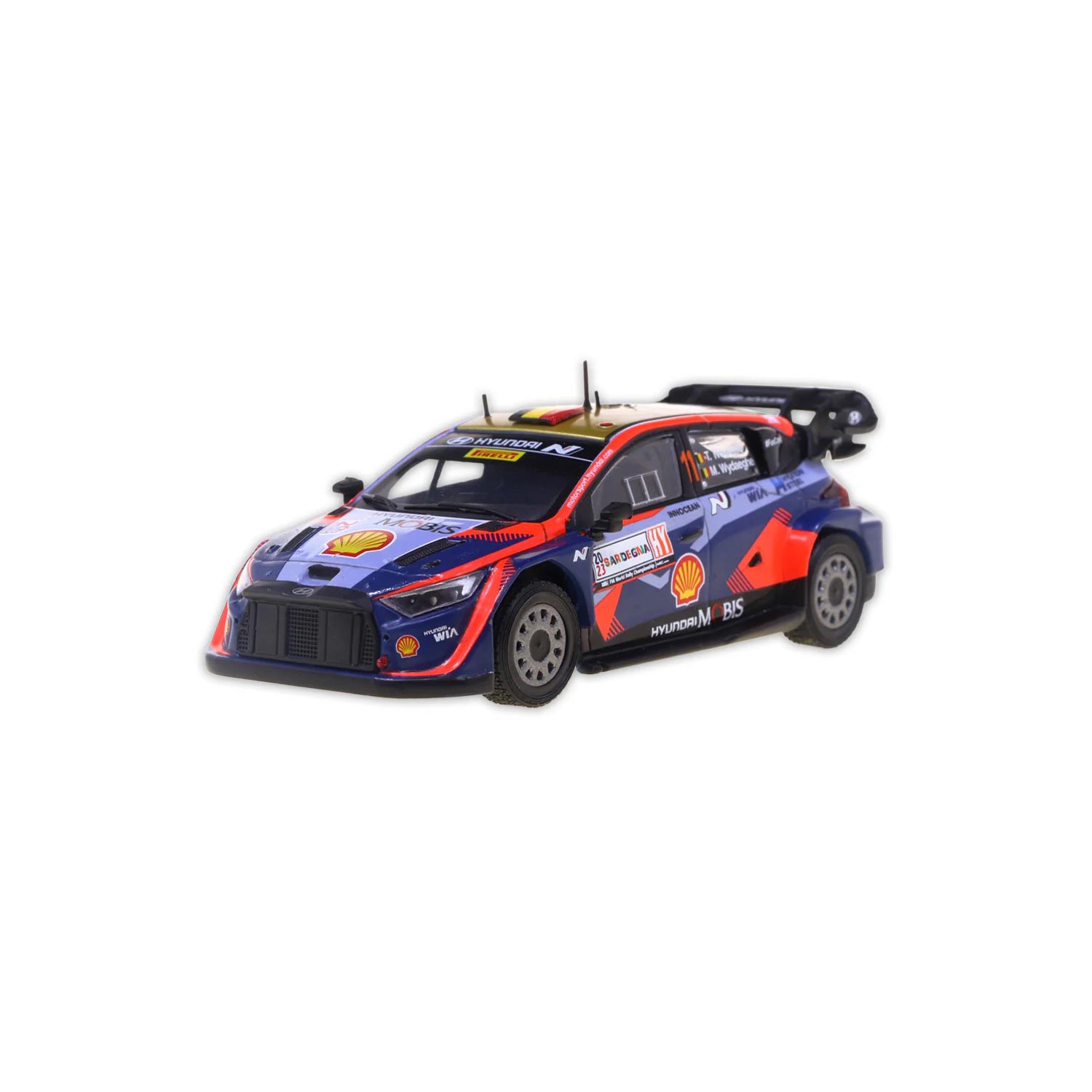 Model samochodu 1:43 Hyundai i20N Rally Sardegna