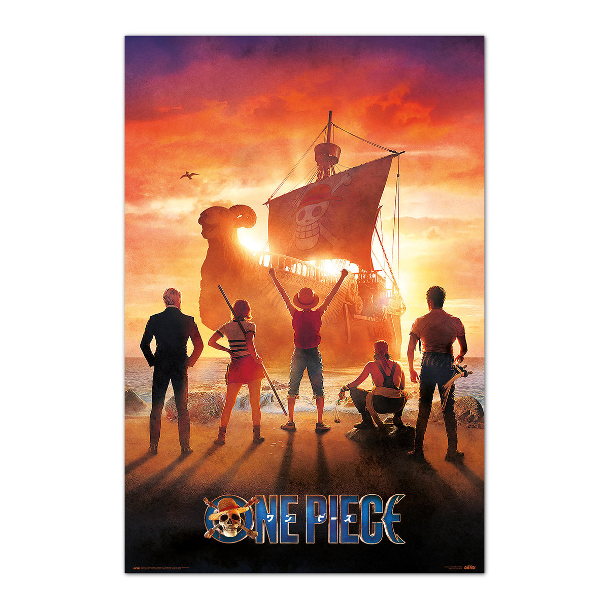 Plakat One Piece Netflix - Piraci W Słomkowym Kapeluszu