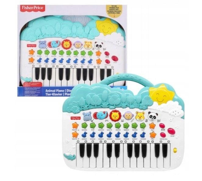 Pianinko dla dzieci Fisher-Price zwierzątka Pianino Fisher Price Mattel