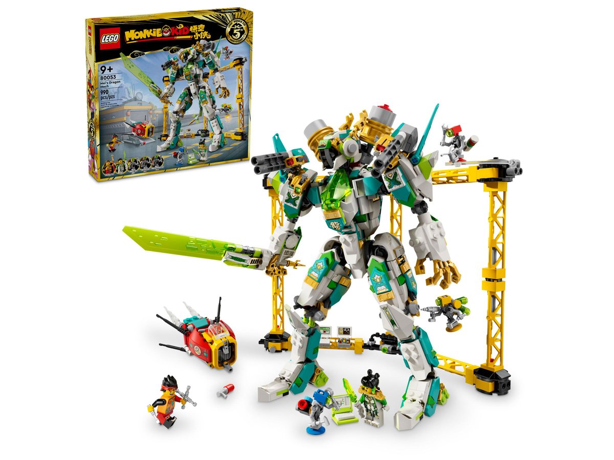 LEGO MONKIE KID 80053 Smoczy mech Mei