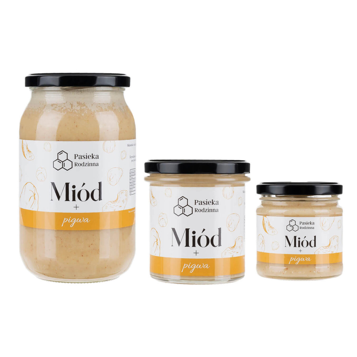 Miód z pigwą 240g
